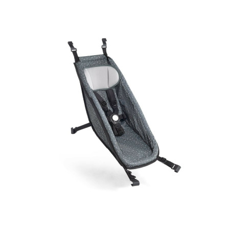 Croozer Babysitz 2020 für Fahrradanhänger ab 2014 Graphite blue/white