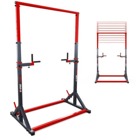 Station de musculation réglable barres pour Dips, Pompes, Tractions