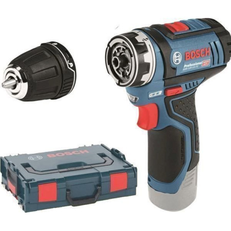 Bosch Akkuschrauber GSR 12 V-15 FC , L-Boxx, 1 Stück, 06019F6002