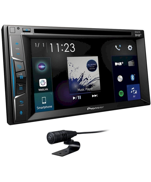 Pioneer AVH-A3200DAB Récepteur multimédia de voiture DAB+ CD USB Bluetooth