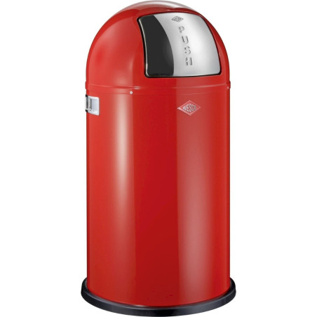 WESCO Poubelle Pushboy 50L Classic Rouge Rouge