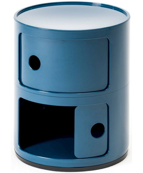 Kartell Componibili Classic 2 éléments bleu