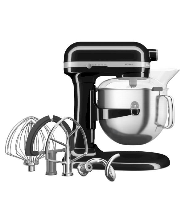 KitchenAid 5KSM70SHX Küchenmaschine mit Schüsselheber 6,6L - Onyx schwarz