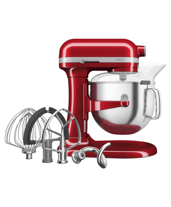 KitchenAid 5KSM70SHX robot pâtissier à bol relevable 6,6L - rouge pomme d'amour