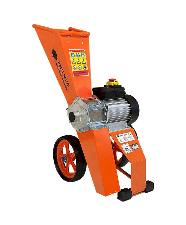 Forest Master Elektro Häcksler 2800 Watt Mulcher Schredder Holzhäcksler Grünhäcksler