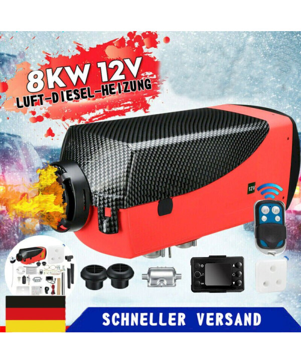 8KW 12V Diesel Auto Heizung Standheizung Luftheizung Air Heater LCD PKW LKW BES