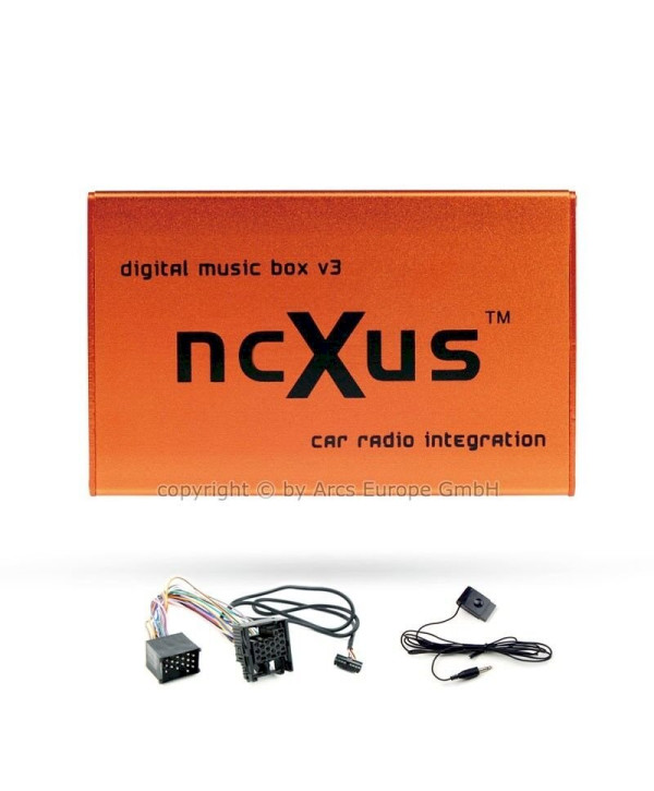 ncXus V3 Pro BMW USB SD MP3 CD Wechsler Interface + 10-Pin Adapter Kabel