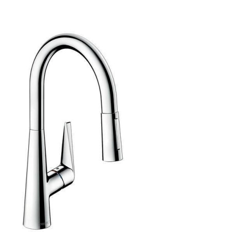 Hansgrohe Talis S 200 Küchenarmatur 72813000 chrom, herausziehbare Brause