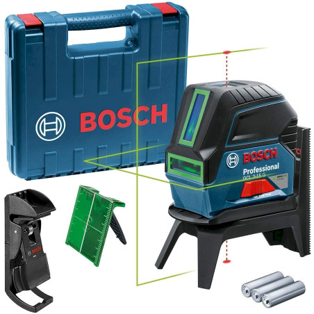 BOSCH GCL 2-15 G Baulaser Li­ni­en­la­ser grün Koffer 0601066J00