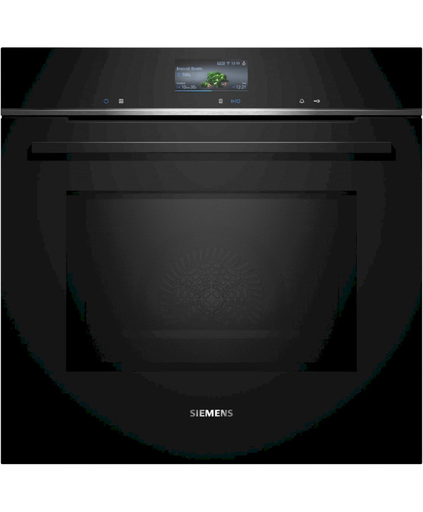 Siemens HM776GKB1 iQ700 Einbau-Backofen mit Mikrowellenfunktion 60 x 60 cm schwarz