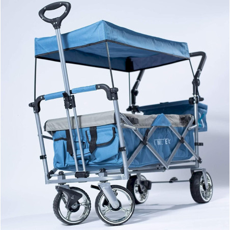 IMLEX IM-4268 Chariot de billard bicolore Bleu/gris