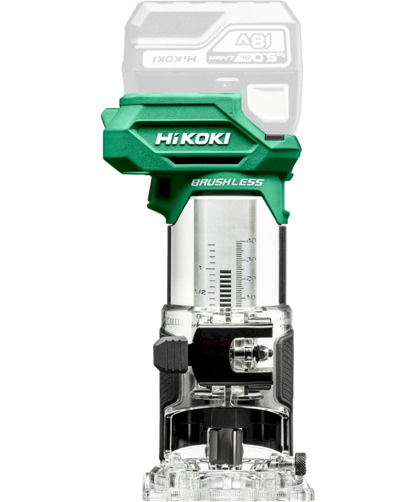 Hikoki Affleureuse M1808DAW2Z Batterie et chargeur non inclus