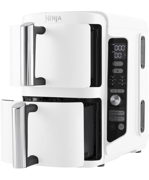 Ninja SL400EUWH Double Stack 2-Ebenen Heißluftfritteuse 9,5 L