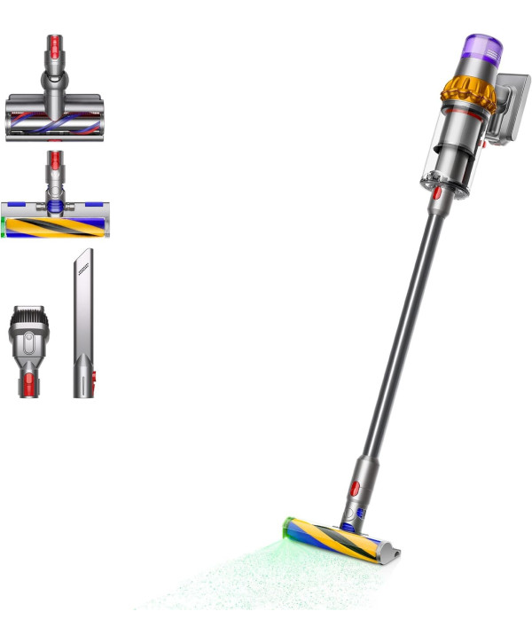 Dyson V15 Detect Absolute Gelb/Nickel (2023) Akku-Zyklon-Staubsauger