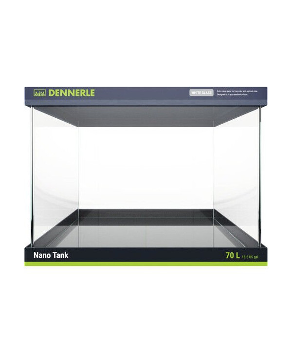 Aquarium DENNERLE Scapers Tank Weißglas 70 l mit Schaumstoffunterlage 50 x 39 x 36 cm