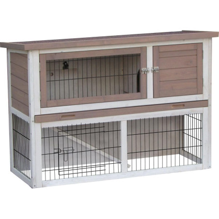 FLAMINGO clapier pour lapins Loft Urban 111x45x78 cm