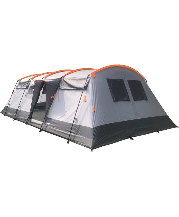 SKANDIKA Hurricane 8 Protect - Tente familiale tunnel 8 personnes avec tapis de sol cousu