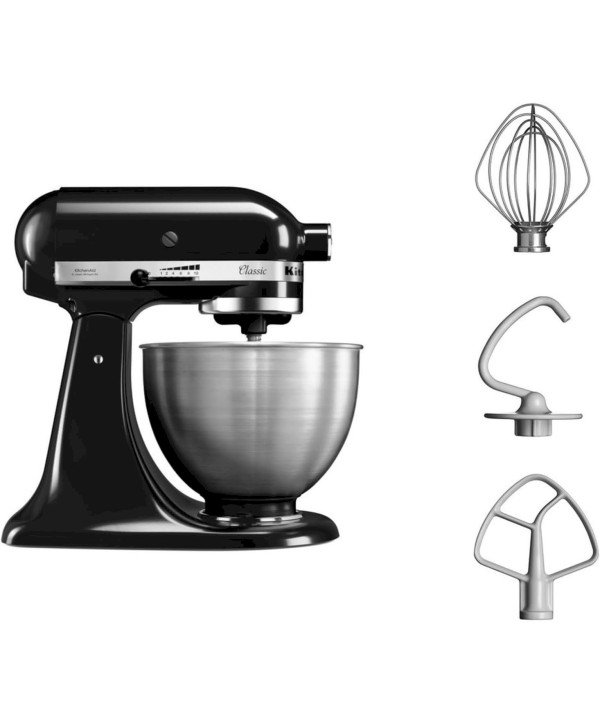 Kitchenaid 5K45SSEOB Küchenmaschine mit kippbarem Motorkopf 4,3L onyx schwarz