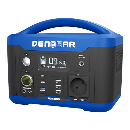 DENQBAR Tragbare Powerstation NQB 600 Solargenerator für Outdoor