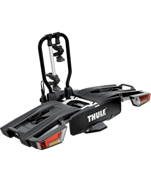 Thule EasyFold XT 2 Anhängerkupplungs-Fahrradträger für 2 Fahrräder aluminium/schwarz