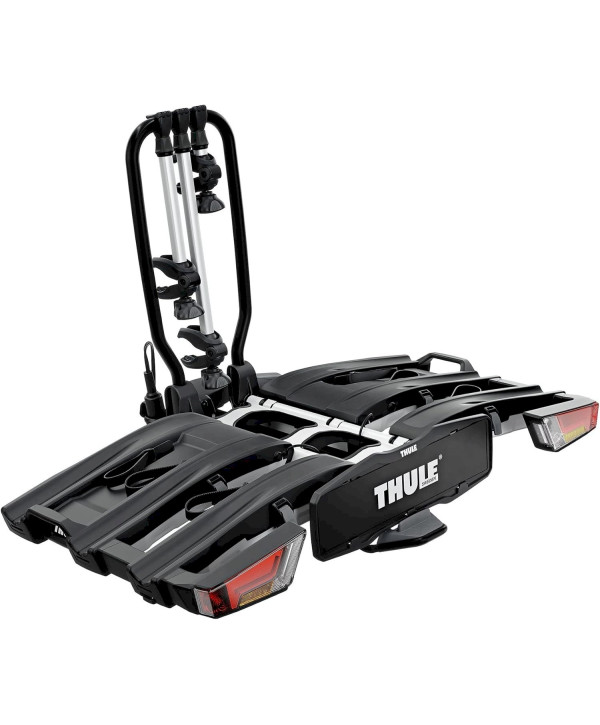 Thule EasyFold XT 3 Anhängerkupplungs-Fahrradträger für 3 Fahrräder aluminium/schwarz