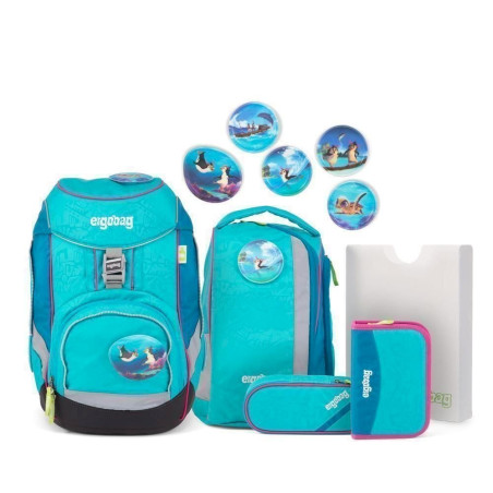 Ergobag Pack Schul­ruck­sack-Set 6tlg Hula HoopBär - 20 Liter