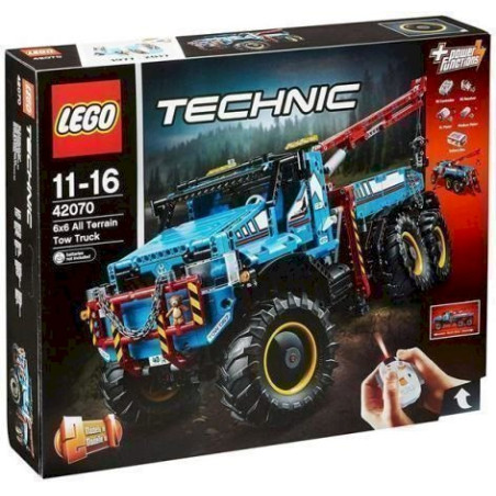 LEGO - 42070 - Lego Technic - Jeu de Construction - La Dépanneuse tout - Terrain 6 x 6