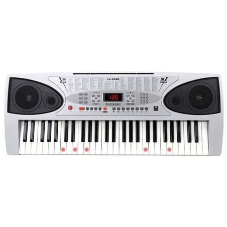 McGrey LK-5430 Clavier à touches lumineuses 54 touches dont 32 éclairées par des LED 100 sonorités 100 rythmes Fonction