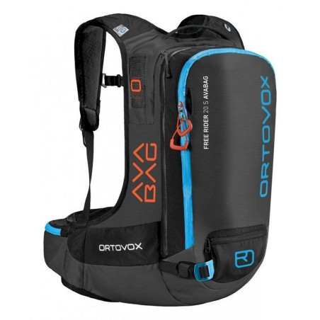 Ortovox FREE RIDER 20 S AVABAG Airbag Rucksack black anthracite