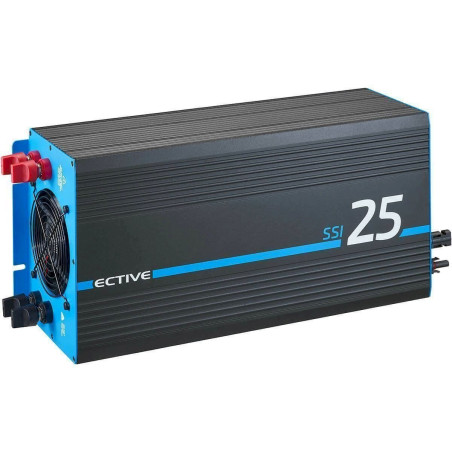 ECTIVE SSI 25 2500W/12V Sinus-Wechselrichter mit MPPT-Laderegler, Ladegerät, NVS- und USV-Funktion