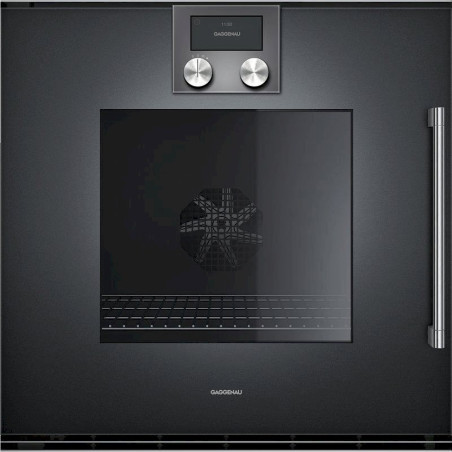 Gaggenau BOP221102, Serie 200, Ein­bau-Back­ofen, 60 x 60 cm, Tür­an­schlag: Links, Anthrazit