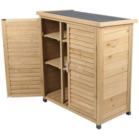 Armoire de jardin en bois de Sapin 87 x 96 x 47cm