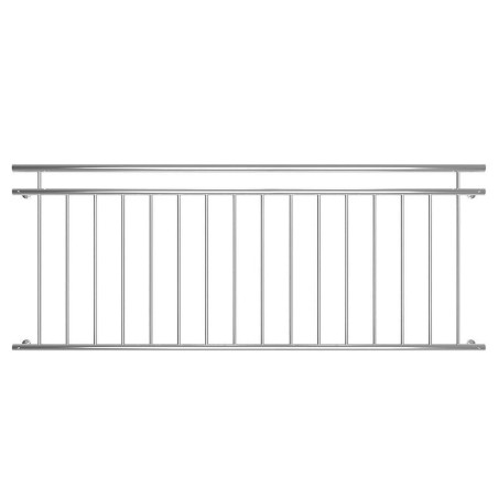 Balustrade en acier inoxydable pour fenêtre balcon 90x225cm