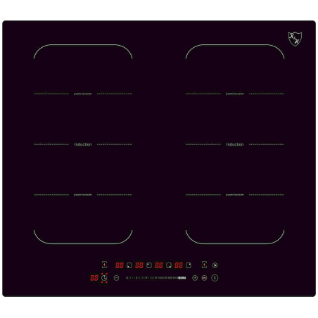 K&H 4 Zonen FLEX Induktionskochfeld 59cm Autark rahmenlos IN-6804FSL