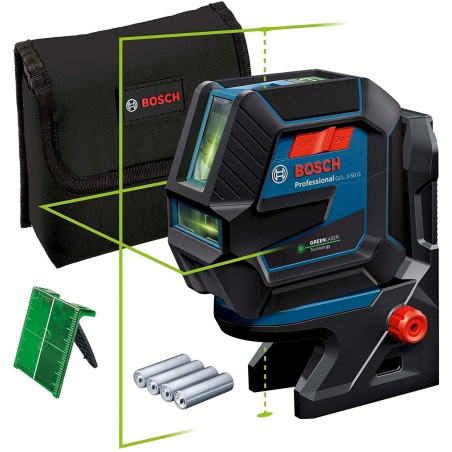 Bosch Professional laser GCL 2-50 G, faisceau vert, support RM 10