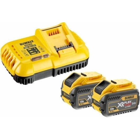 DEWALT DCB118X2 Pack Chargeur et 2 Batteries 9,0 Ah / 54 V