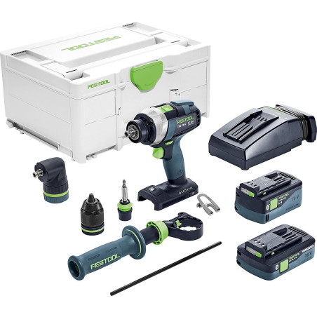 Festool QUADRIVE TDC 18/4 5,2/4,0 I-Set Akku-Bohrschrauber