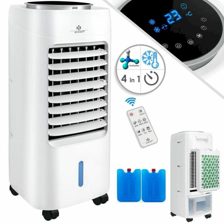 KESSER KE15187 4in1 mobile Klimaanlage Timer Klimagerät Luftkühler Ventilator Ionisator weiB