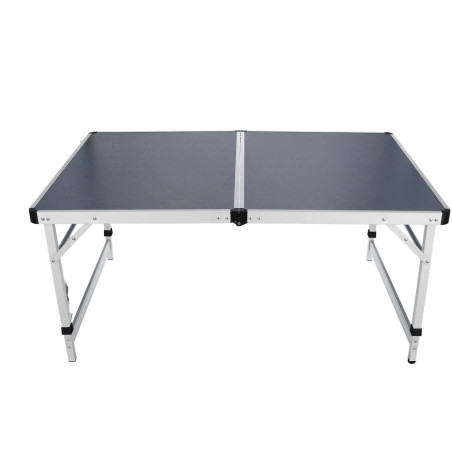 Isabella Table pliante de camping 120x80x70cm argent