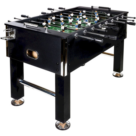 GamesPlanet LEEDS Tischfussball 140x73x87cm schwarz