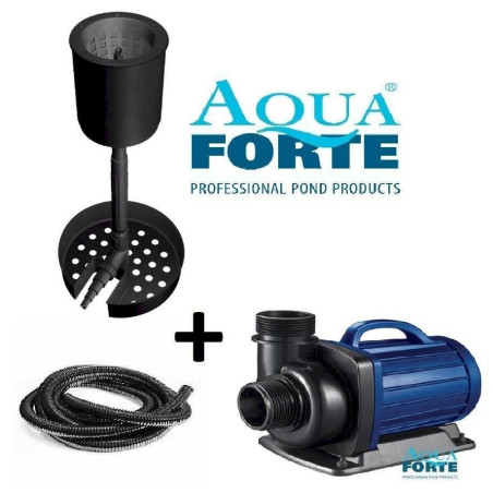 Aquaforte Skimmer Set, Standkimmer, Pumpe und Schlauch