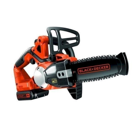 Black + Decker 18V 2,0 Ah Li-Ion Akku-Kettensäge, 20 cm Schwertlänge, max. 160mm Astdurchmesser, GKC1820L20