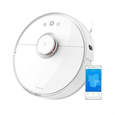 Xiaomi Robot aspirateur et laveur Roborock S50 V2 Blanc