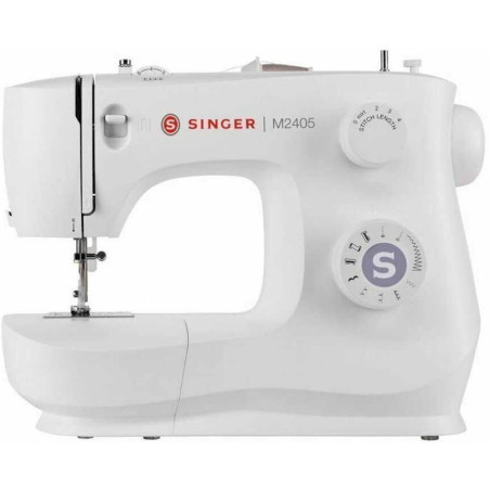 Singer M2405 Näh­ma­schi­ne 8 Stiche, 4-stufiges Knopfloch, frontal, leicht