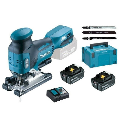 Makita DJV181RTJ Ak­ku-Stich­sä­ge 18V DJV181Z + 2x Akku 5Ah + Ladegerät + Makpac 3