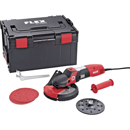 Flex SE 14-2 150 Set SUPRAFLEX, der Schleif-Spezialist für lackierte Oberflächen, Holz, Stein und Metall 1400W Ø150mm