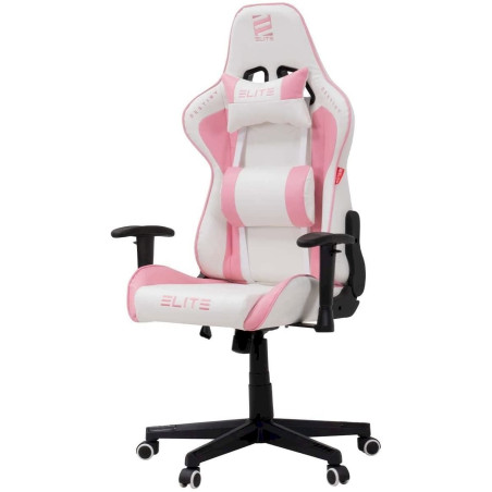 ELITE Gaming-Stuhl Ergonomischer Bürostuhl DESTINY MG200 Weiß/Pink