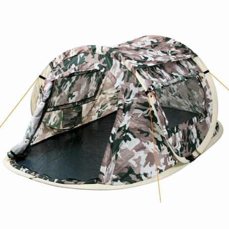 CampFeuer Wurfzelt 2 Personen Zelt Pop Up Flecktarn / Camouflage