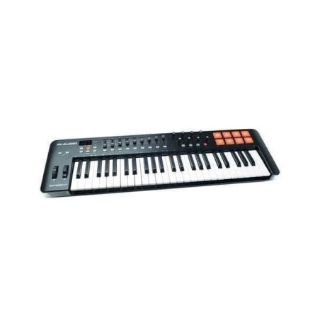 M-Audio Oxygen 49 IV USB MIDI Keyboard Controller mit anschlagdynamischen Tasten (Ableton Live Lite, SONiVOX Twist, Xpand2)