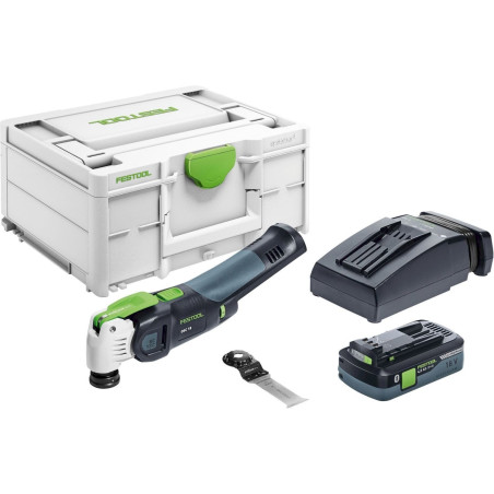 FESTOOL Akku-Oszillierer VECTURO OSC 18 HPC 4,0 EI-Plus 576595 mit 4.0Ah Akku und Ladegerät im Systainer